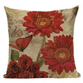 Retro Flower Cushion Cover - Axyaa Brand - Home Decor Luxury Pillows