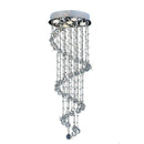 Axyaa Spiral Crystal Chandelier for Home & Hotel Ceiling Lighting