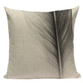 Geometric Meditation Decorative Throw Pillow Cover Axyaa Black White Linen Square Case