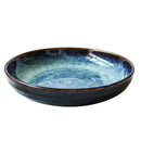 Axya 8.5" Ceramic Deep Salad Plate Bowl - Korean Designer Tableware Kit