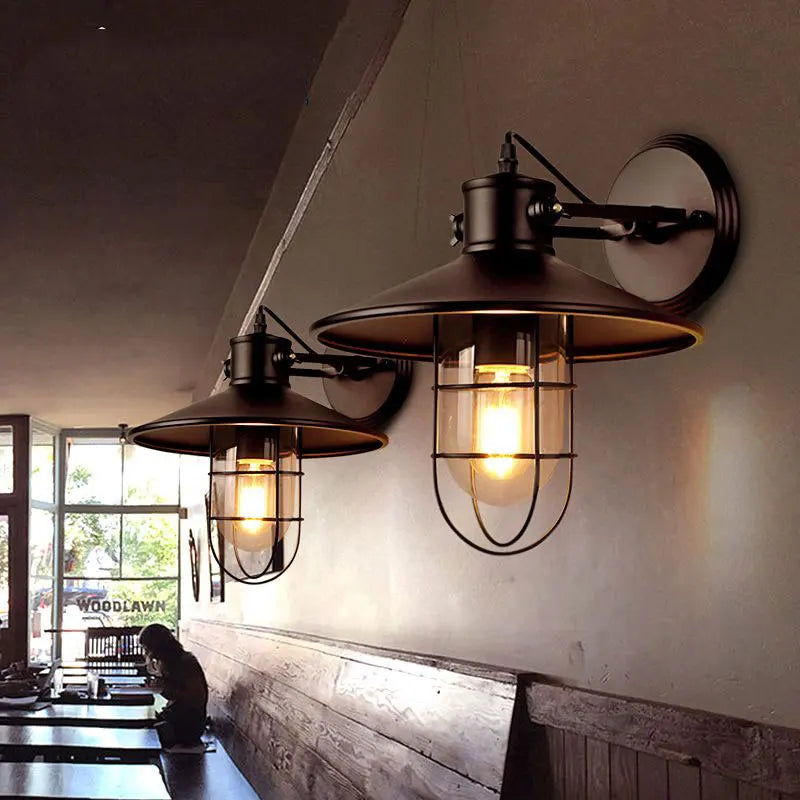 Axyaa Loft Industrial Wall Lamp for Home or Cafe