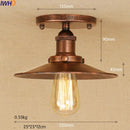 Axyaa Industrial Vintage Edison LED Ceiling Light Fixture