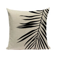 Axyaa Woven Flower Tree Cushion Cover - Black & White Decorative Pillowcase