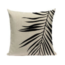 Axyaa Woven Flower Tree Cushion Cover - Black & White Decorative Pillowcase
