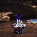 Axyaa Elegant Chinese Cloisonne Vase: Luxury Porcelain Ornament for Home Decor