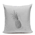 Colorful Pineapple Ananas Decor Cushion Cover by Axyaa - Modern Tropical Print