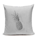 Colorful Pineapple Ananas Decor Cushion Cover by Axyaa - Modern Tropical Print
