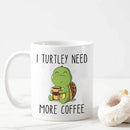 Axyaa Cartoon Turtle Coffee Mug 350ml - Christmas Gift Cup - Creative Design Mug