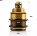 Axyaa Vintage E27 Lamp Holder with LED Light Bulb Compatibility
