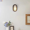 Axyaa Loft Industrial Wall Lights Glass Lampshade Vintage Stair Light Fixtures