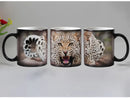Axyaa Leopard Ceramic Magic Color Changing Coffee Mug, 11oz