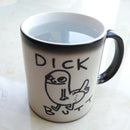 Axyaa Color Changing Mug: Dick Butt Ceramic Coffee Cup