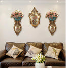 Axyaa Diamond Angel Wall Vase: Elegant Home Decor Resin Flower Pot Mural for Restaurants