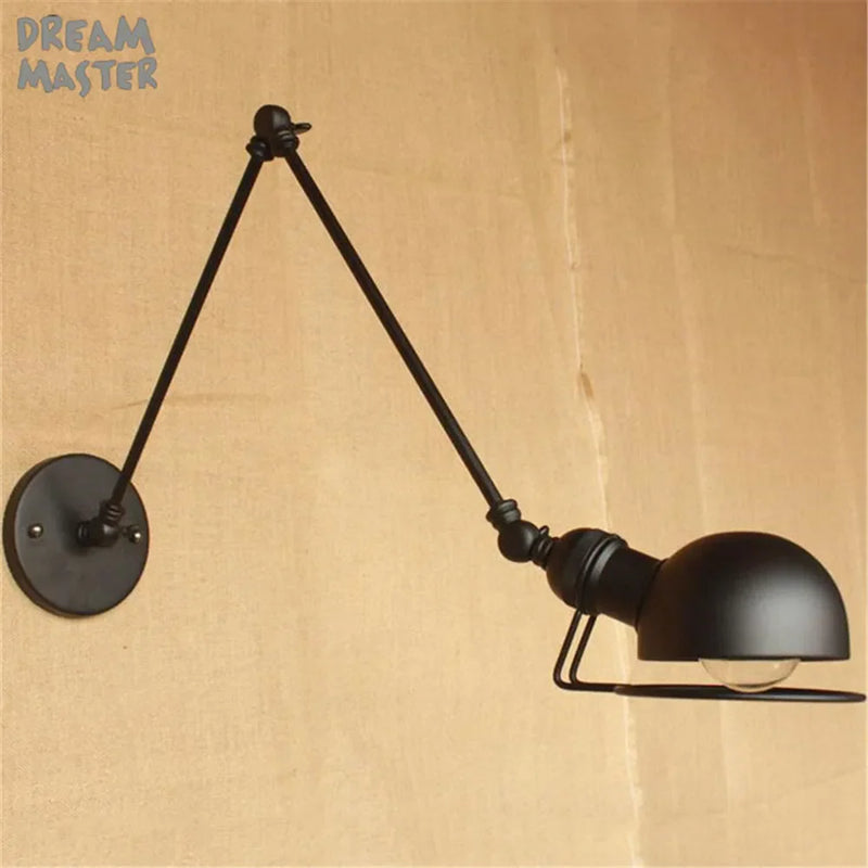 Axyaa Retro Swing Iron Wall Sconce Lamp Set for Home Bar Fixtures