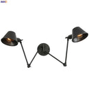Axyaa Vintage Retro Swing Arm Wall Lamp for Bedroom & Bathroom Lighting