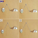 Axyaa Retro Vintage Swing Arm Wall Lamp Industrial Sconce Lighting