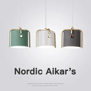 Axyaa Wood Pendant Lights Nordic Design LED Fixture Kitchen Island Bar Decor E27