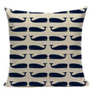 Nautical Anchor Throw Pillow Cover - Axyaa Branded Home Decor Collection