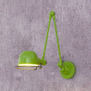 Axyaa Retro Mechanical Arm Wall Lamp - Telescopic, Double-Section, Folding, Creative, Rocker Style