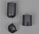 Axyaa E27/E14 Lamp Bulb Holder | Lighting Accessory Fitting Socket Base | Black/White, 110-220V