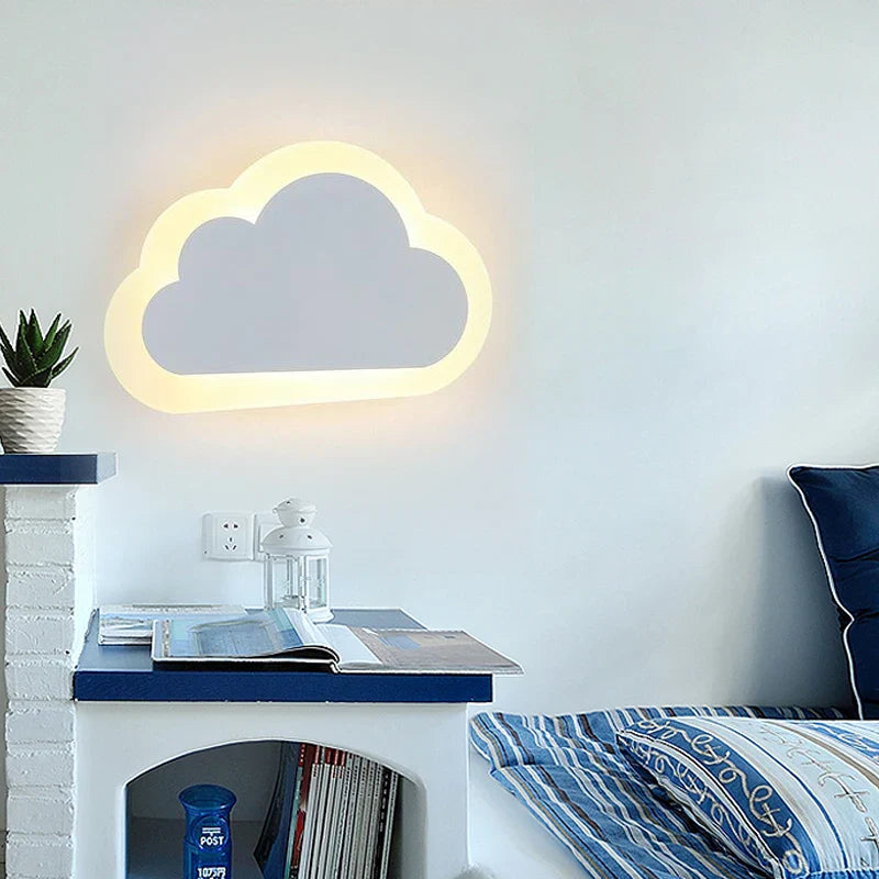 Axya Cloud Acrylic LED Wall Light for Modern Home Decor