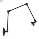 Axyaa Long Arm LED Wall Lights - Adjustable Swing Industrial Sconce