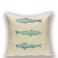 Axyaa Nordic Fish Cushion Covers – High Quality Decorative Pillows