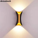 Axyaa Waterproof LED Wall Lamp for Bedroom Porch Garden Lighting