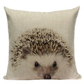 Axyaa Deer Print Cushion Cover 45x45cm Sofa Car Decor Pillow