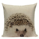 Axyaa Deer Print Cushion Cover 45x45cm Sofa Car Decor Pillow