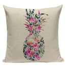 Axyaa Boho Kilim Leaf Cushion Cover - Retro Middle Eastern Style Home Decor