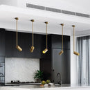 Axyaa Golden LED Ceiling Lights for Living Room and Dining Room