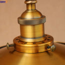 Axyaa Vintage Industrial Swing Arm Wall Lamp Gold Copper LED Sconce