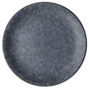 Axya Grey Marble Ceramic Dinner Plate - Solid Color Round Dish for Home