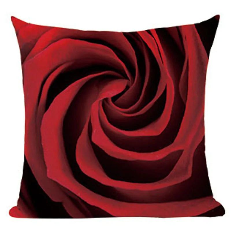 Retro Flower Cushion Cover - Axyaa Brand - Home Decor Luxury Pillows