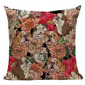 Axyaa Pug Dog Cat Bird Cushion Cover Sleep Dog Throw Pillow Cover