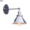 Axyaa Vintage Silver Wall Lamp Sconces Industrial Home Lighting