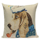 Axyaa Cute Animal Cartoon Home Decor Cushions - Golden Retriever & Koala Pillows
