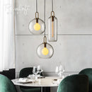 Axya Luxury Glass Ball Pendant Lights for Living & Dining Rooms