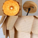 Axya Oak Pine Cone Pendant Lights Handmade Smart Puzzle Fixtures for Modern Art