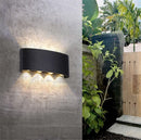 Axyaa Modern Minimalist Outdoor LED Wall Lamp for Balcony, Aisle, Courtyard, and Living Room