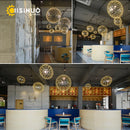 Axyaa LED Spark Ball Chandelier Fireworks Pendant Light - Modern Luxury Stainless Steel