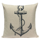 Axyaa Ocean Decor Throw Pillow Cover for Home & Office Furniture