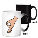 Axyaa Color Changing Magic Temperature Heat Sensitive Coffee Mug