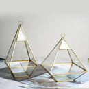 Axyaa Geometric Glass Vase Succulent Plants Terrarium Home Decoration