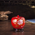 Axyaa Elegant Chinese Cloisonne Vase: Luxury Porcelain Ornament for Home Decor