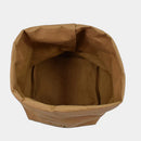 Axyaa Round Brown Washable Storage Hamper Planters Herb Basket Bin Pot