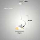 Axyaa Nordic Serge Pendant Lamp Iron Rotating Lighting Sconce Decor 110-220V