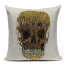 Axyaa Mexican Skull Cushion Covers: High-Quality Black Throw Pillow Cases