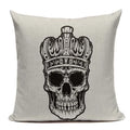 Axyaa Mexican Skull Cushion Covers: High-Quality Black Throw Pillow Cases